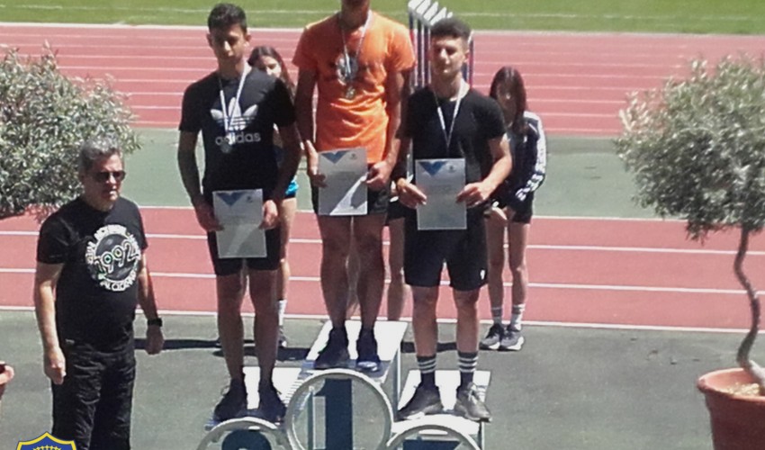 Evangelos Petasis - 1st Place in the 150m